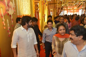 Akkineni Family at Nimmagadda Prasad Daughter Wedding